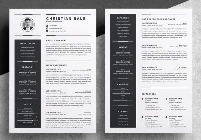 |国外简历设计欣赏!为形象加分