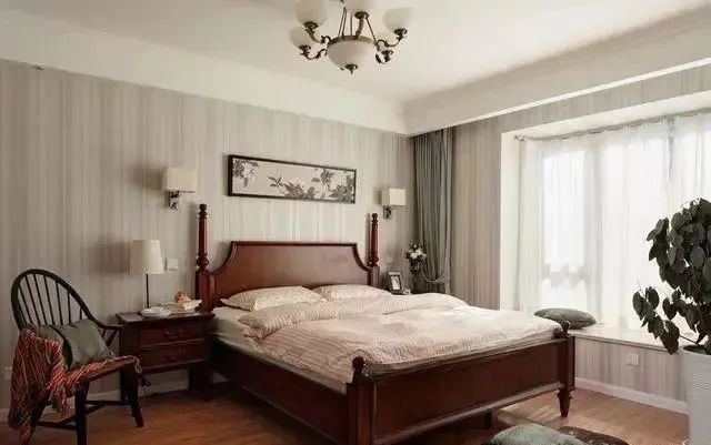 139平美式三室两厅,一进门玄关把人迷住,电视墙更是实用极了!