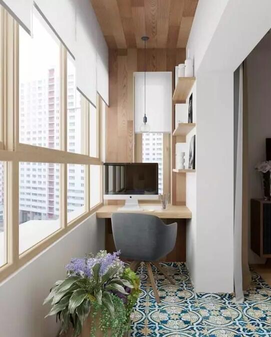 阳台只用来晒衣服有点太奢侈了，花几千元改造下多个休闲区域！