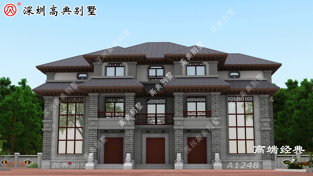 古典|这样的古典双拼住宅,村里谁不羡慕您?传承中式古典美