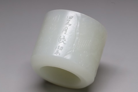 和田玉籽料|和田玉籽料“秋声赋 扳指”