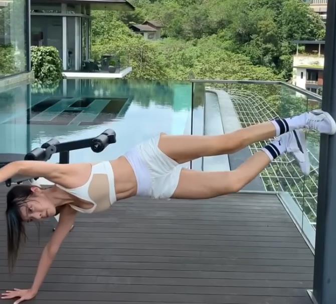 娜美 火辣美照遭盗用，「真人版娜美」李元玲健身影片澄清