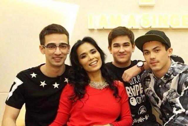 韦唯|60岁韦唯本命年穿红衣!携子美国过年心情好,已走出前夫过世阴霾