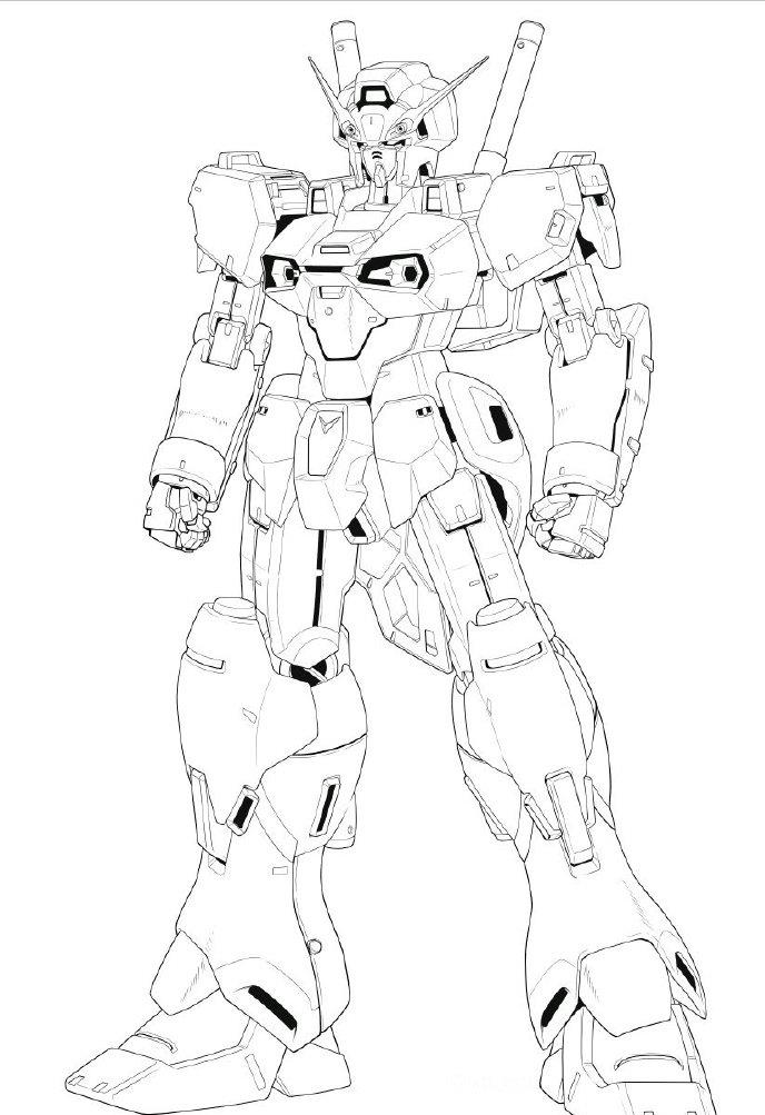 火影忍者|GP系列机动战士高达插画，GP03S高达是柯西高达的肩甲？