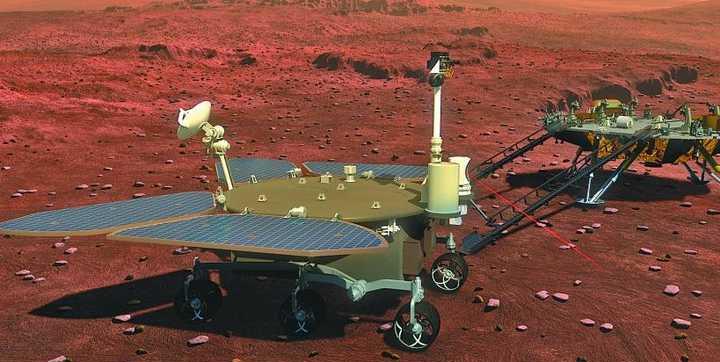祝融火星车设计寿命仅92天,但和美国火星车一比较,它或能用十年