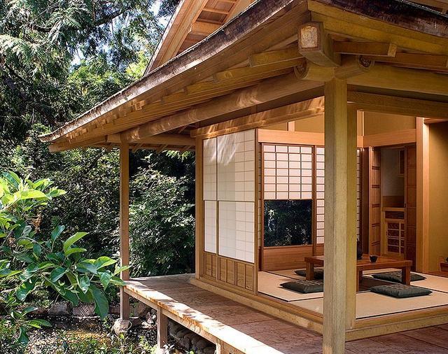 要是我入手了一楼,一定在院子搭个日式茶室!喝茶聚会,夏天纳凉