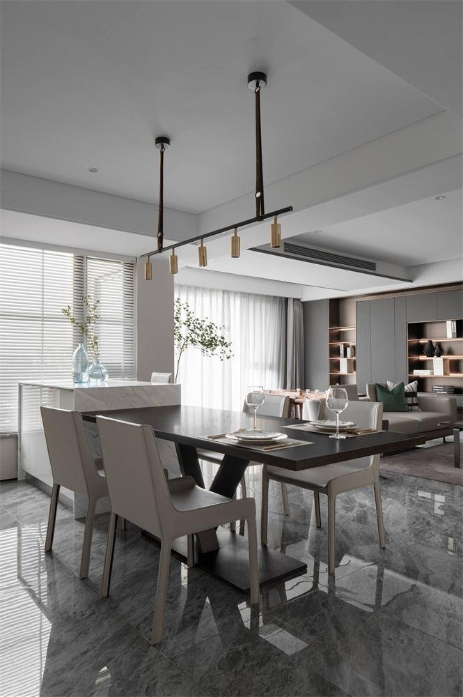 250平别墅设计,大气时尚灰色系的现代轻奢风就是不一样