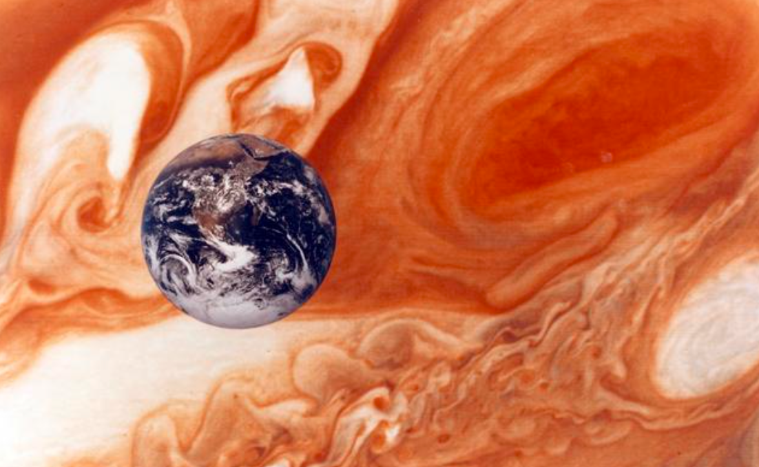 表面形成的超级风暴气旋，就能容纳3个地球！木星究竟有多可怕？
