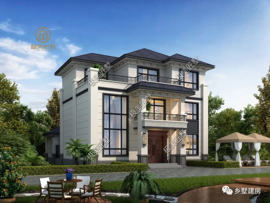 别墅|五款造价40W左右的精致好房,精致又大气,一起来看看