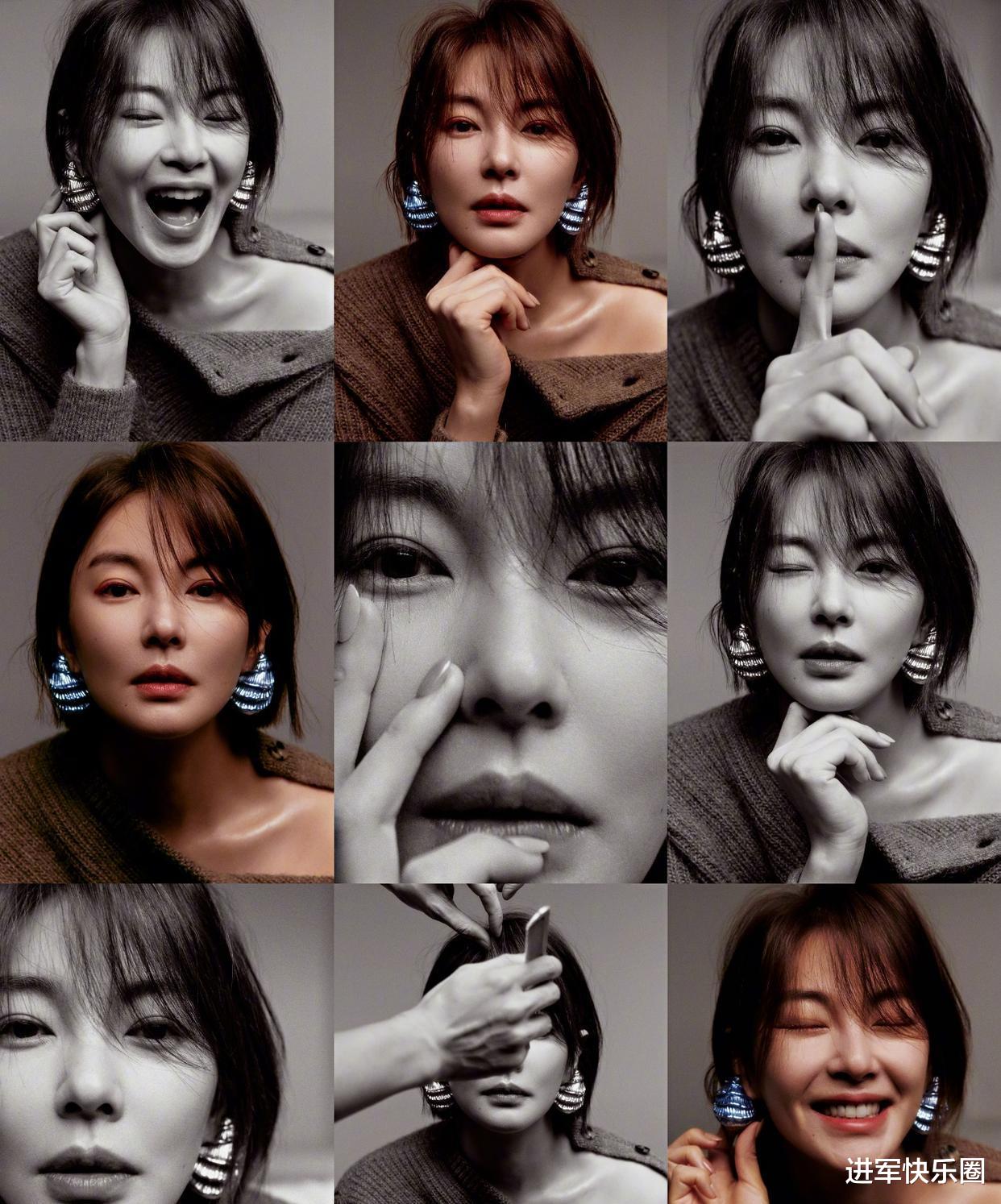 张雨绮|张雨绮十月封面大片,死亡角度怼脸拍摄,颜值依旧能打,锁骨惊艳