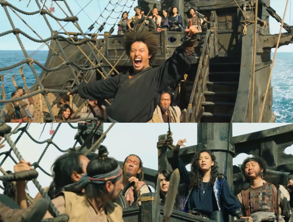 韩孝周|为拍《海盗》,女神韩孝周苦练武艺,零下下水拍摄发上水珠成冰!