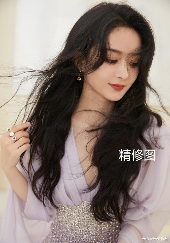 赵丽颖|赵丽颖直播造型来袭，脸发腮了？比精修图大了不止一圈