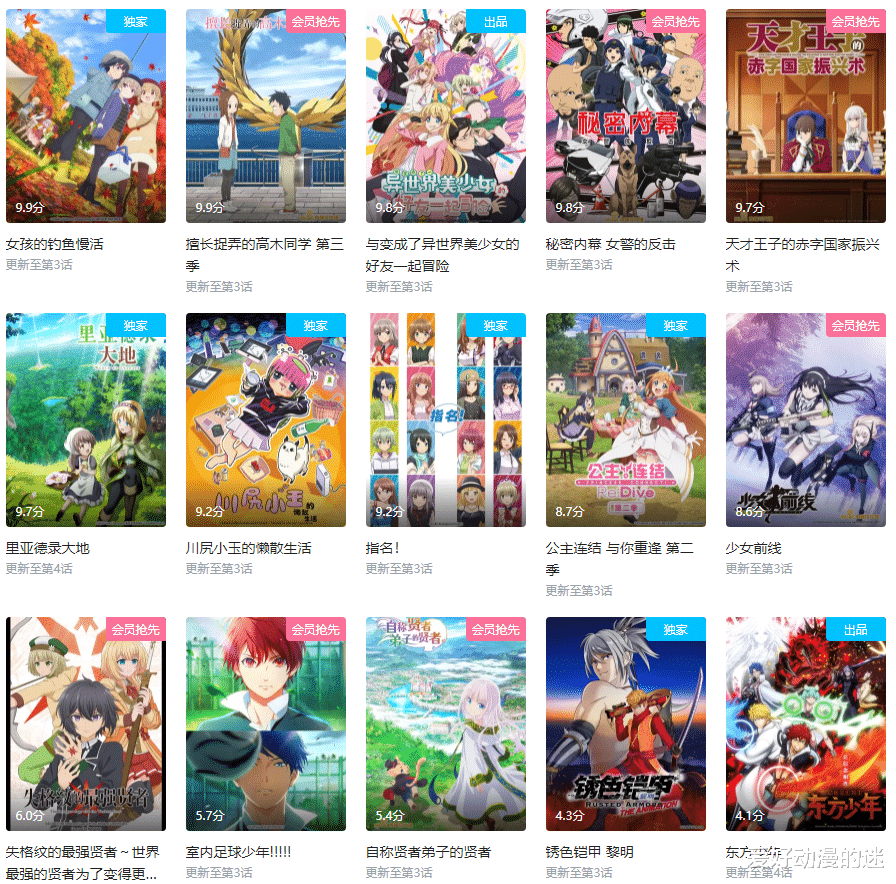 bilibili|B站一月新番评分出炉，最高9.9，最低4.2