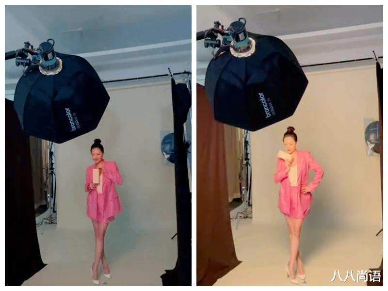 小S|小s接新代言,扎丸子头穿粉色系衣服显娇嫩,动作娴熟超会拍照