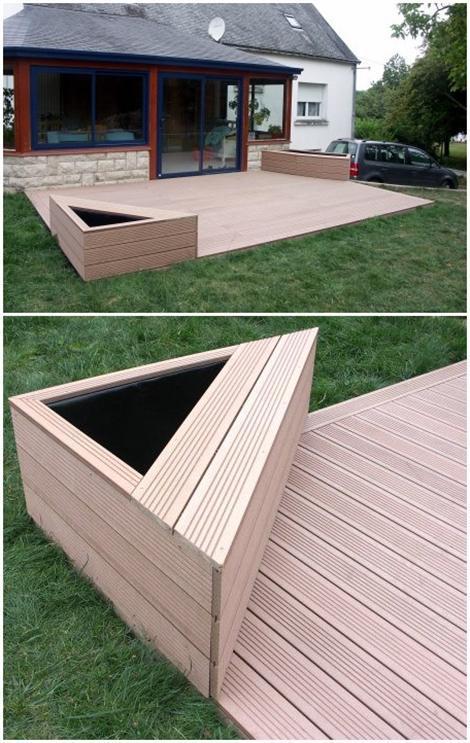 院子别单单做地台,可以再加入这些元素,档次以及美观度都能提升