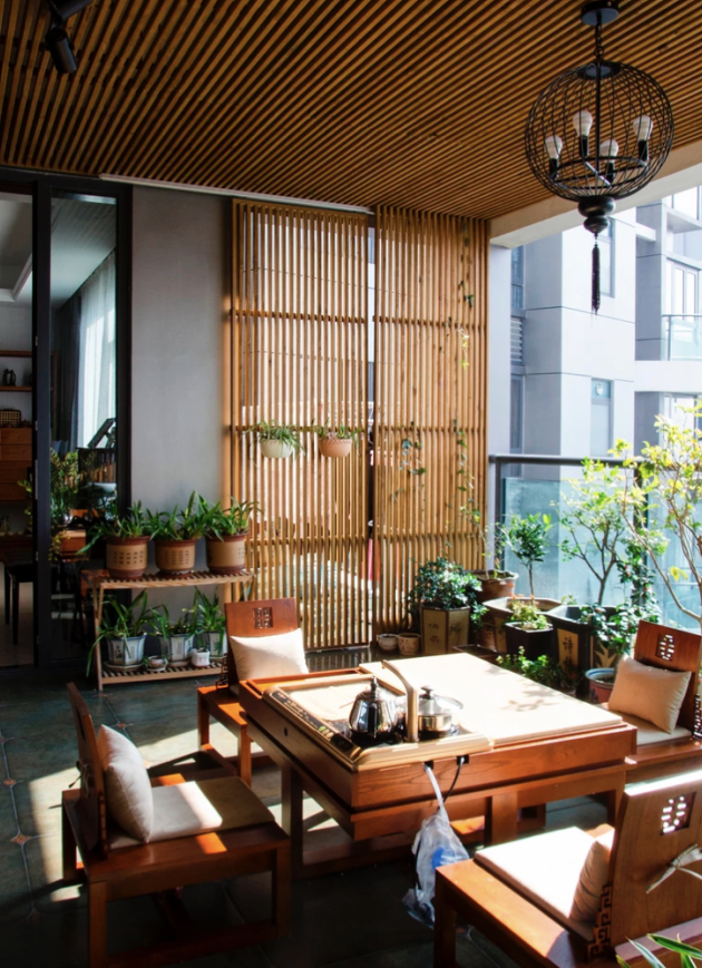 是不是我年龄大了?越来越喜欢简约中式,一进门就被迷住了!晒晒