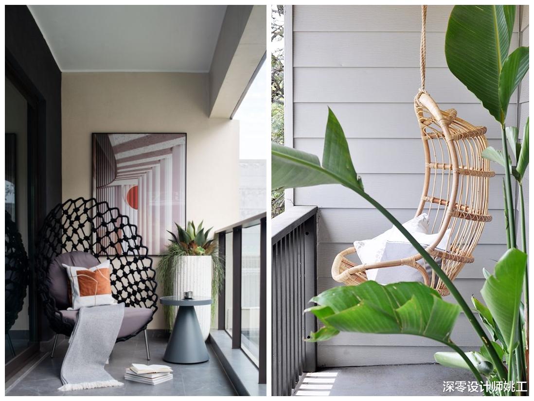 如今阳台更注重享受生活,添置这7个休闲设计,看书赏景都不在话下