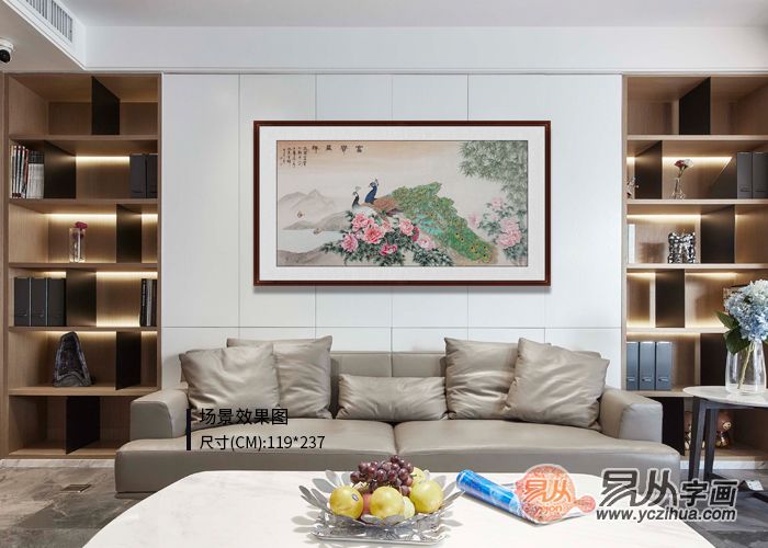 客厅适合挂什么画,这四种经典配画题材,你如何选