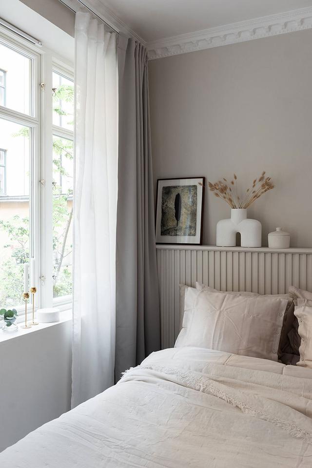 带美妙庭院的一楼38平公寓,柔和色彩打造宜人氛围,舒适宜居