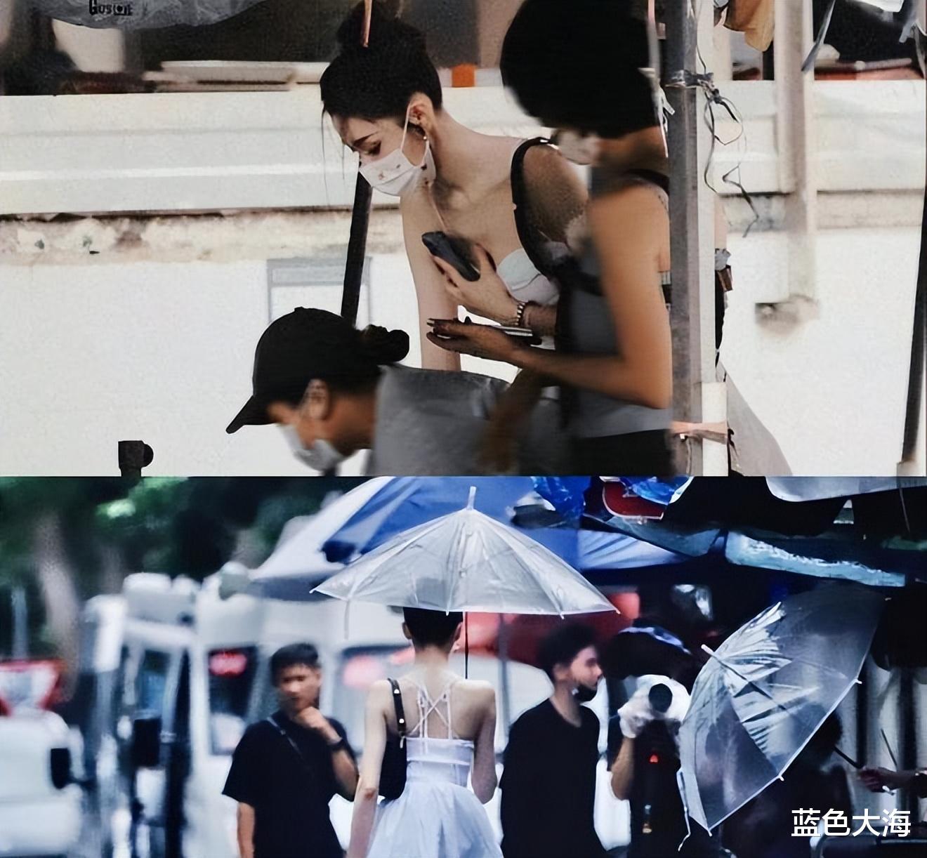 张天爱|张天爱《乐队的海边》路透：造物主太偏心，难怪别人看到她都呆了