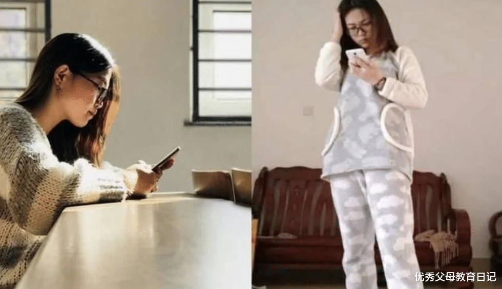 |大学生放假前后对比图，女大学生秒变农村大妈，颜值变化十分真实