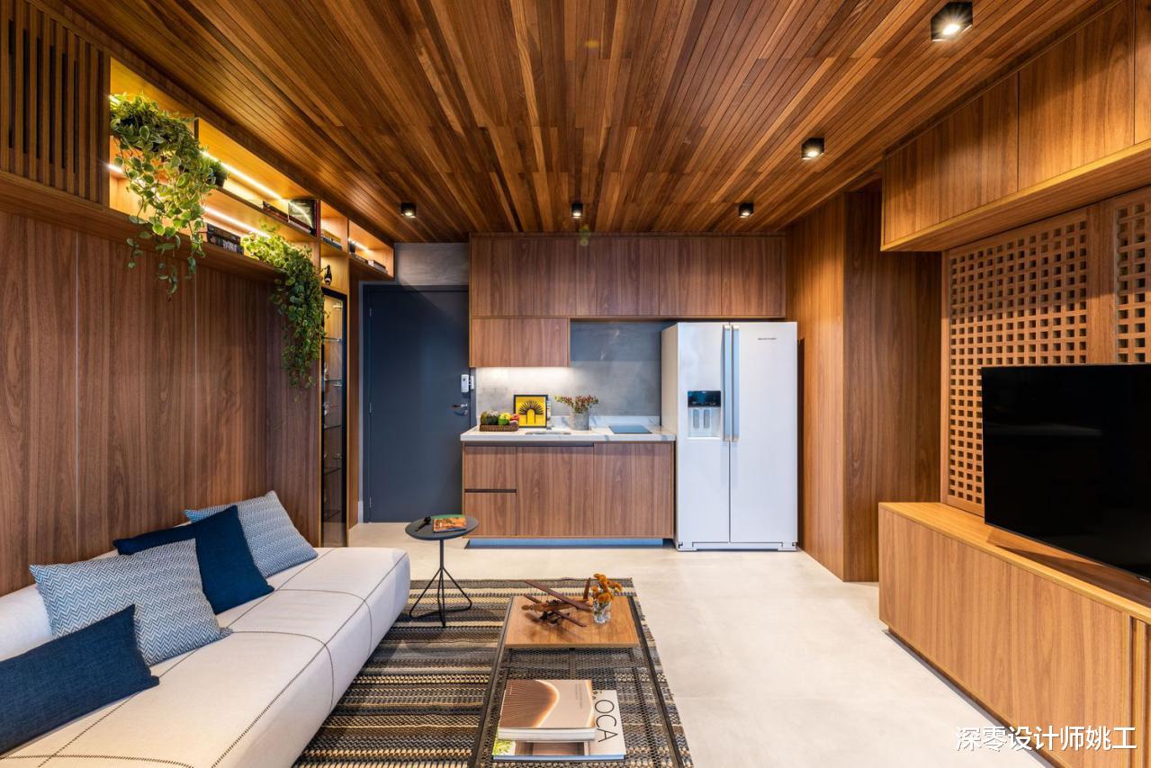 一个人独居67㎡小房,温情原木风展现的淋漓尽致,舒适的让人羡慕