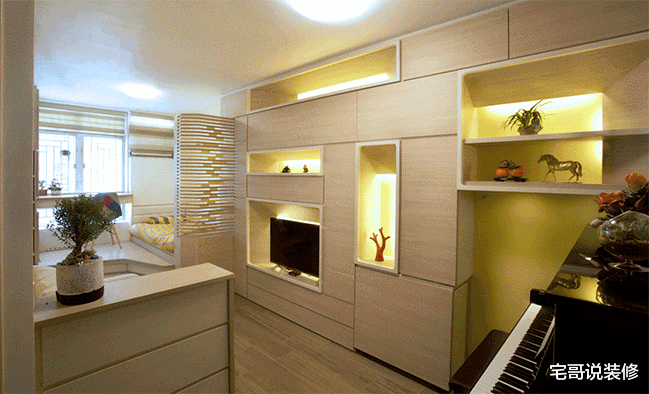 香港3口之家的蜗居生活：30㎡小屋打造出2居室，堪称小户型样板间