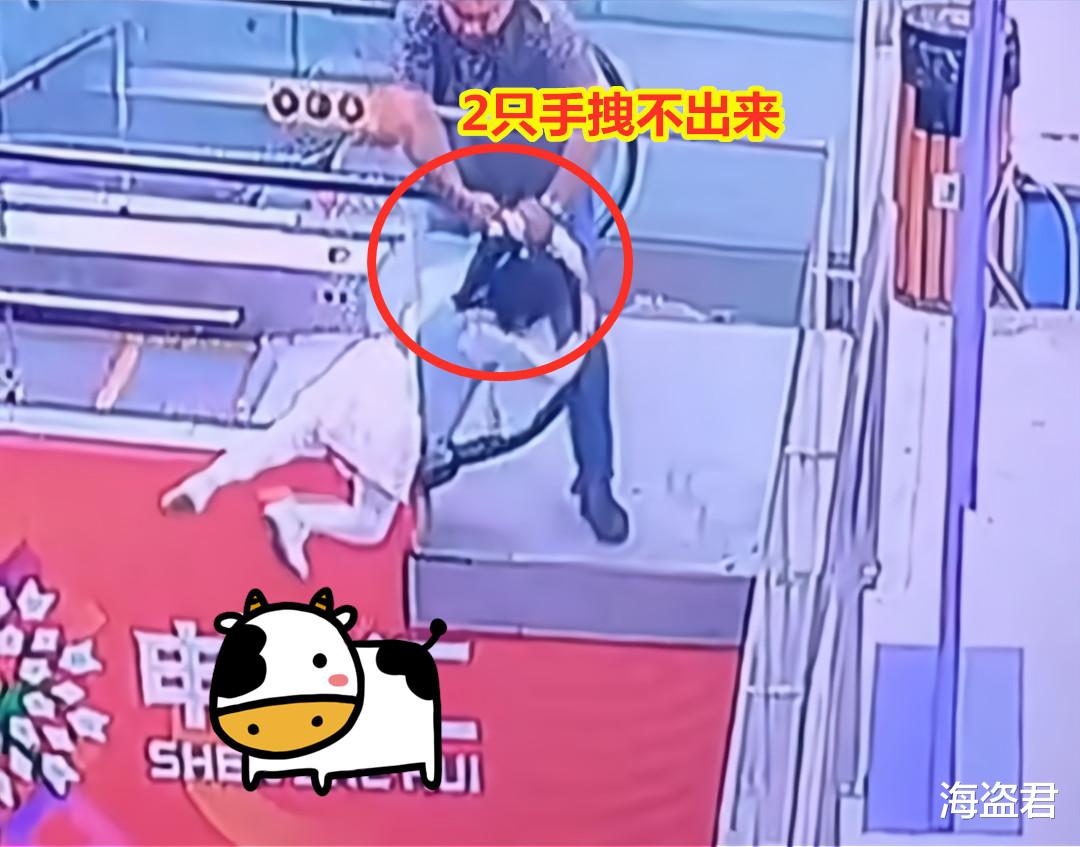 本末倒置!女童手扒扶梯悬在半空,男子施救反被指责“手的位置”