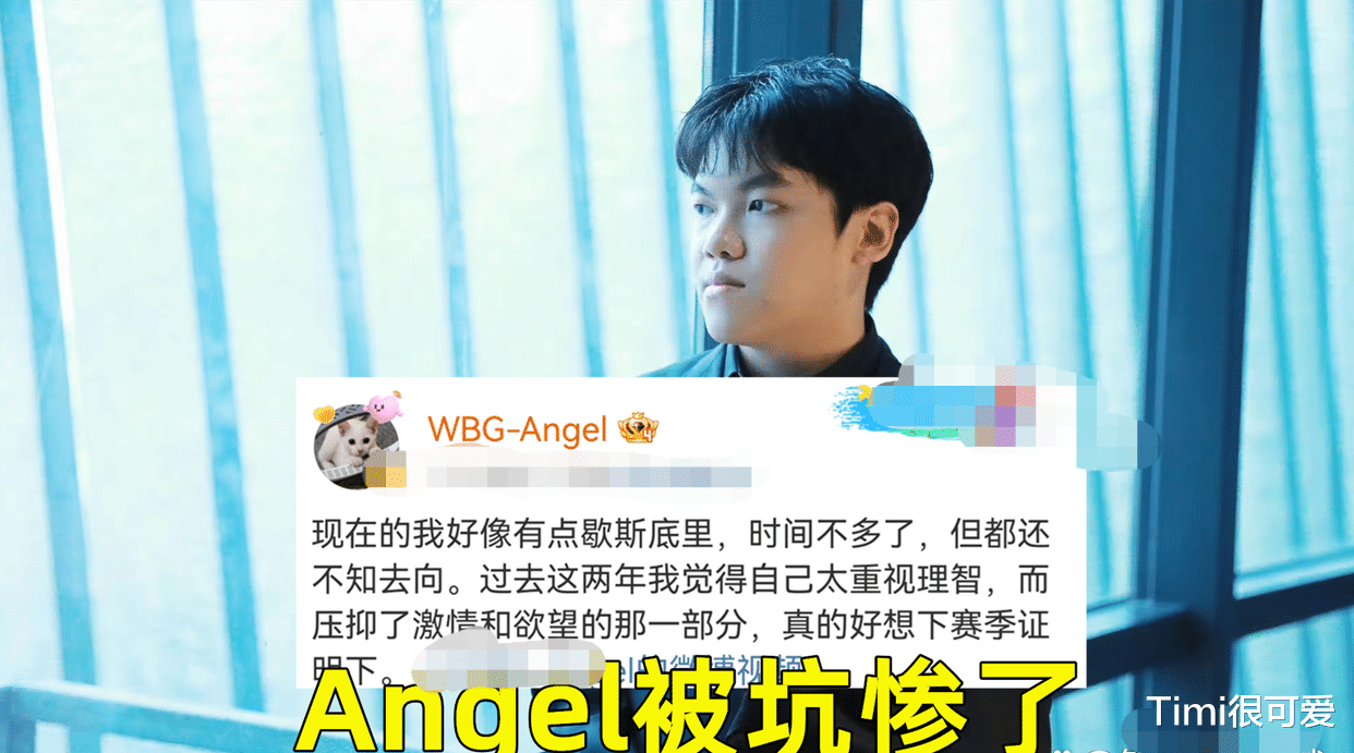 angel|两个LPL选手公开求职， Angel认错：过去太保守！ 绿毛：老兵没有凋零！彰显shy式辅助On的强势！