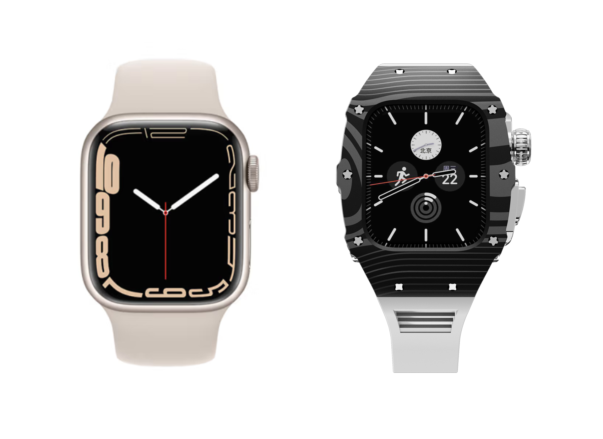 芯片设计|原版Apple watch S7 与定制款，有何不同？