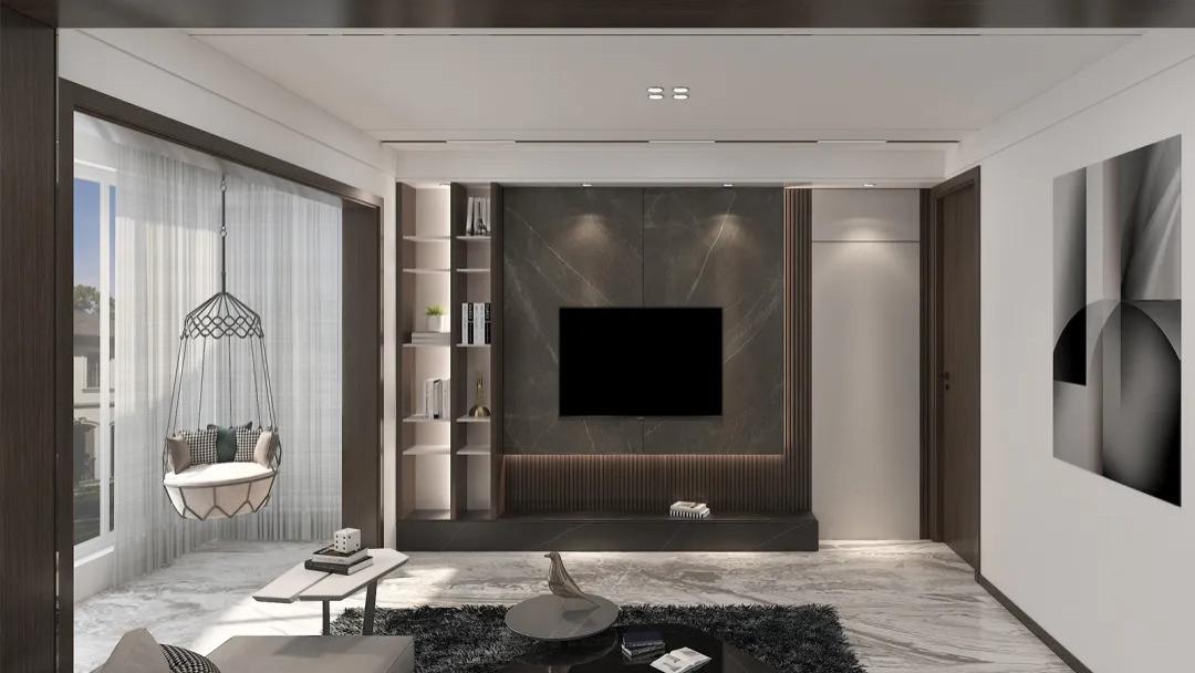 【鲁班装饰】花样年好未来104㎡现代简约风格，恰到好处的高级美！