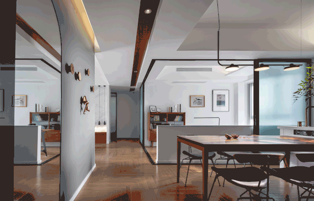 130㎡现代轻奢风，看似装修简单，实际上却很有设计感！