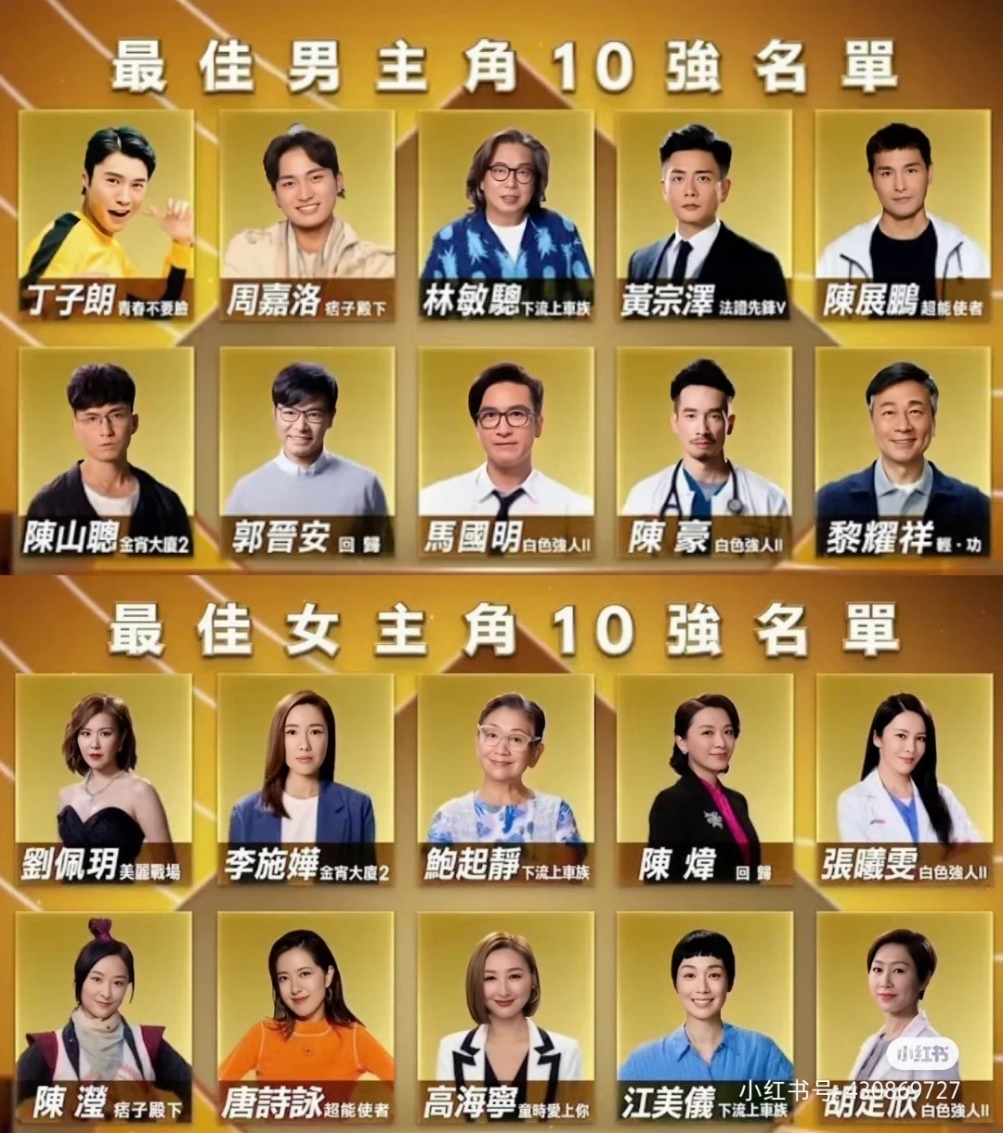 最佳女主角|?2022TVB颁奖礼10强提名名单火热出炉 ！最佳男主角最佳女主角大预测