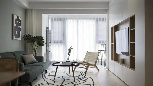 ?客厅背景墙别乱装!学她家做“回字形”电视柜,美观又实用!