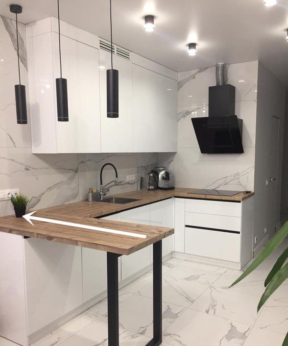 “去餐厅化”设计:厨房岛台代替餐桌,餐厨一体,还能节省空间!