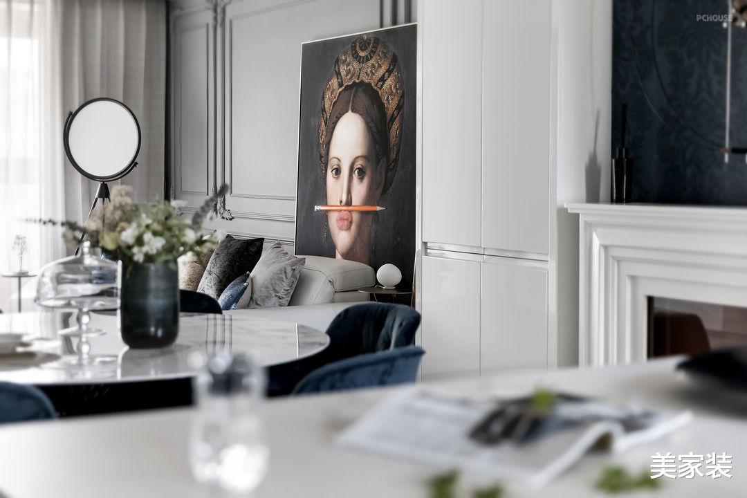 180平的现代别墅,浪漫的法式风格,温暖和时尚完美结合