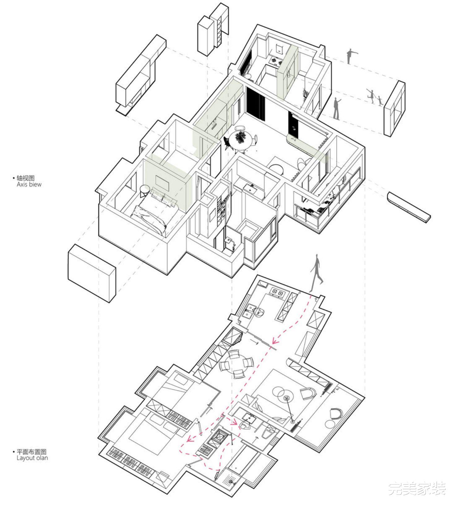 70后阿姨，离异后花20万改造90㎡老房，全屋设计都很养眼！