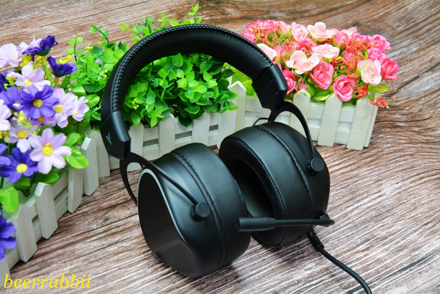 雷柏|加厚耳罩 一键开关--雷柏VH650虚拟7.1声道RGB游戏耳机评测