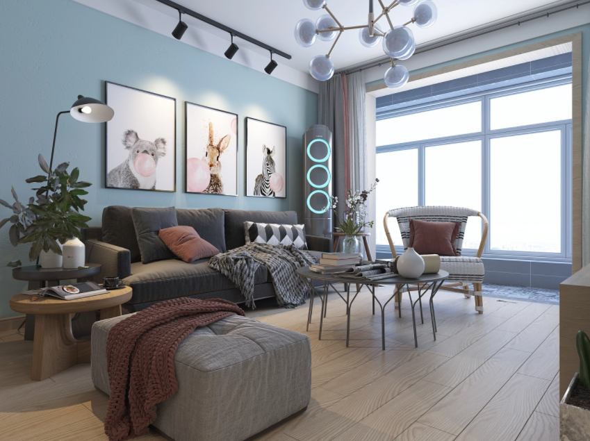 小户型客厅设计,把空间发挥淋漓尽致。