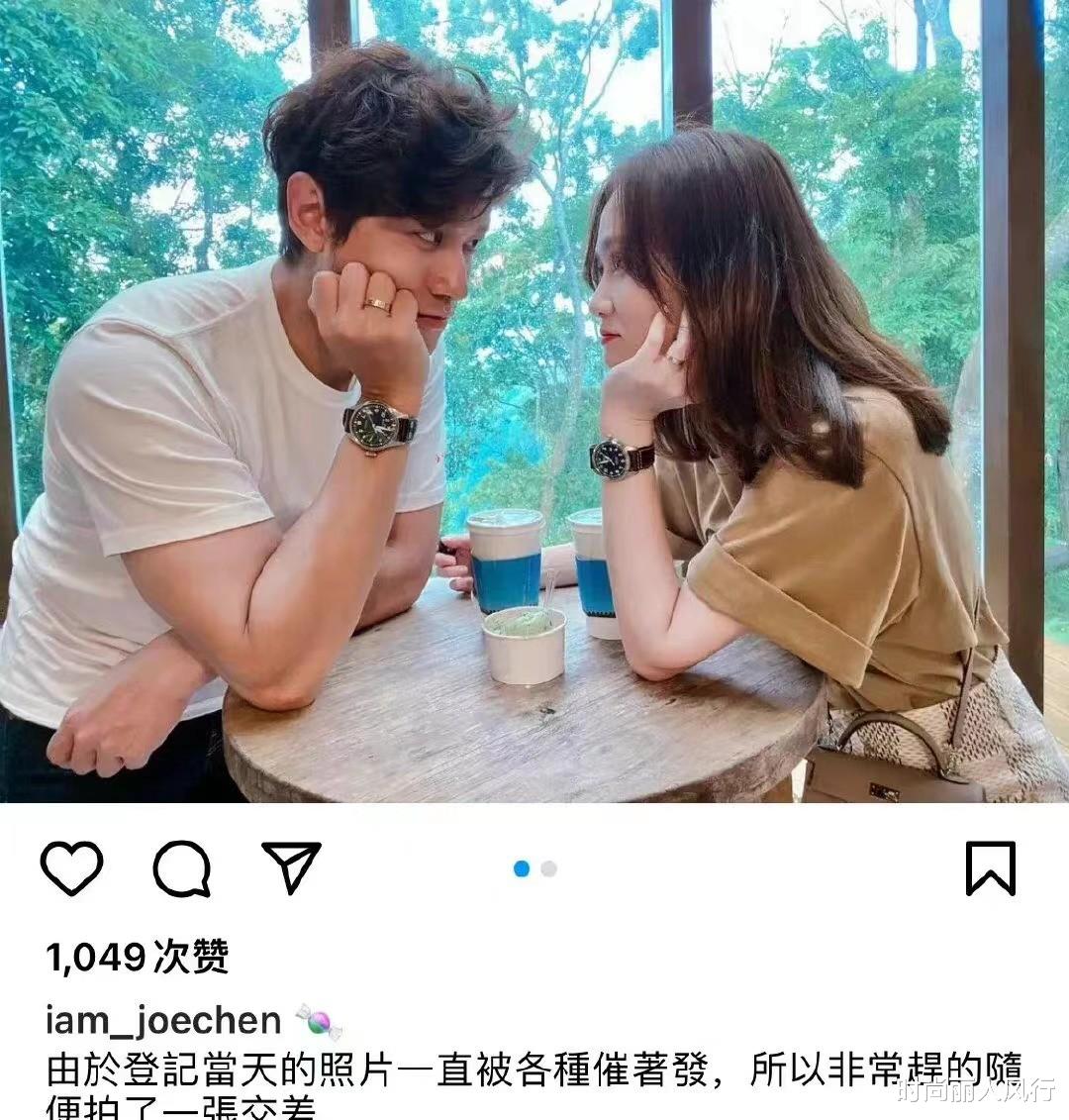 陈乔恩|陈乔恩终于晒夫妻合照了!和鲜肉老公高调庆祝,她婚后更年轻了