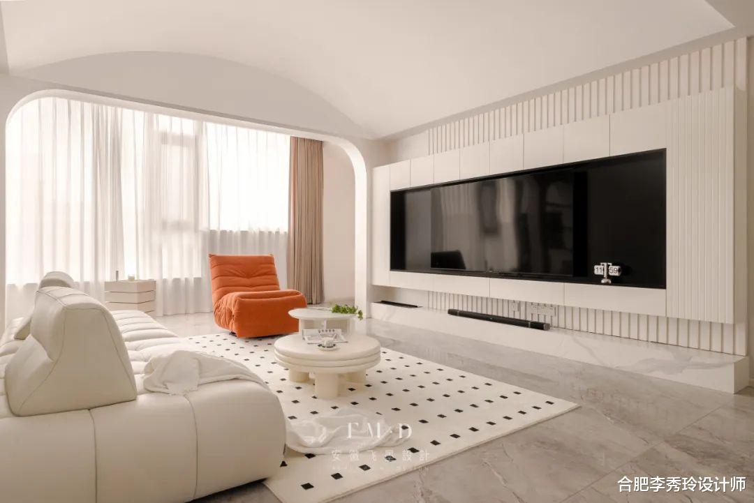 难怪对大横厅情有独钟,130㎡现代法式的家,说是小豪宅不过分