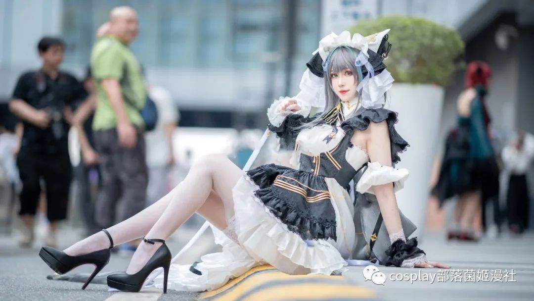 碧蓝航线|cos：碧蓝航线温柔可爱的柴郡cos正片@翎柒，你就是我的亲爱的啦
