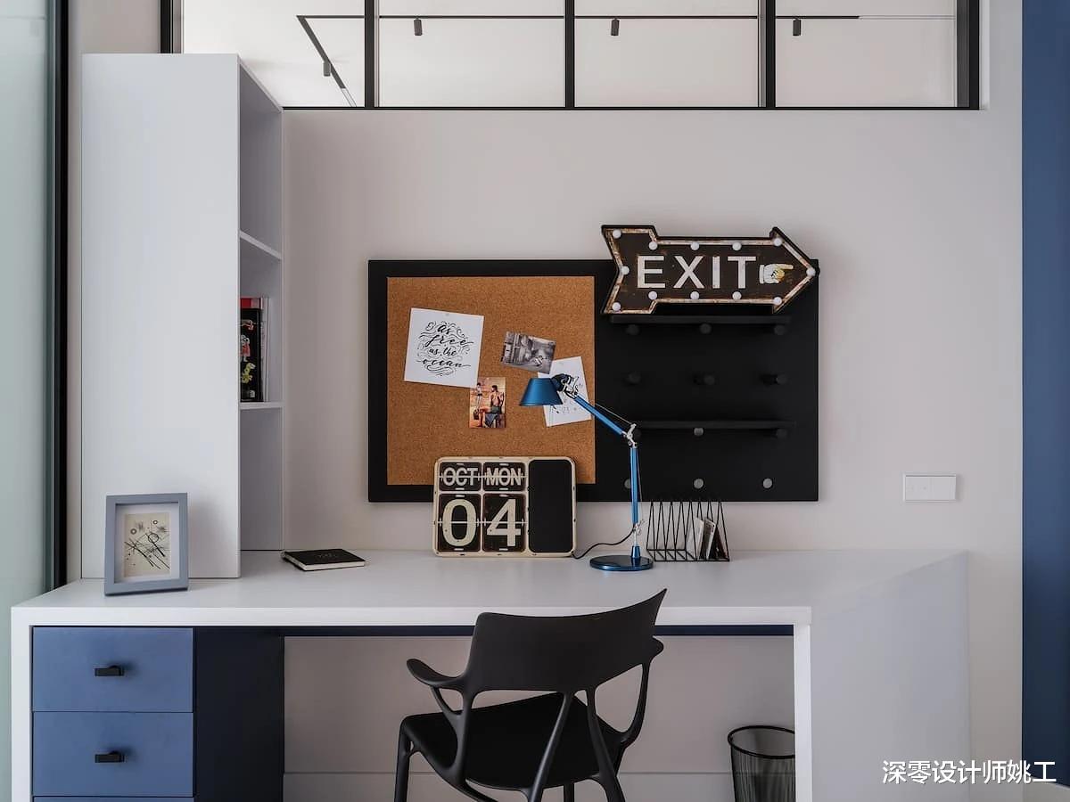 92㎡清爽的三居室,阳台改成休闲室,大全景窗户看着格外地明亮