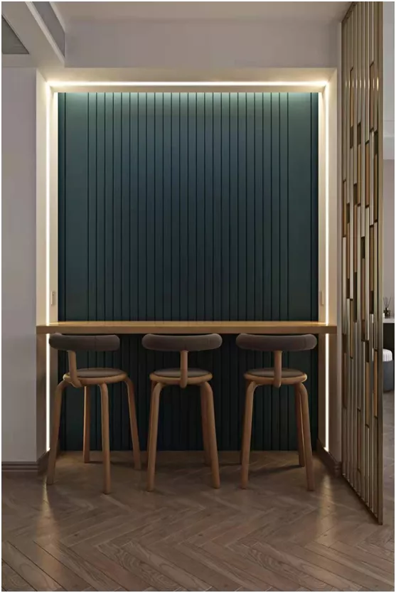 65㎡小户型，客厅、卧室舍弃墙体做隔断，房间通透又高级