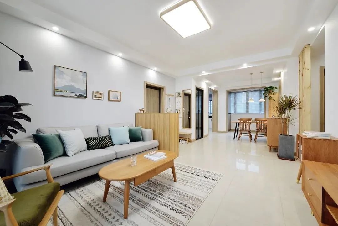 85㎡老房改造，硬是装出了3室2厅1厨1卫，这空间利用率太高了！