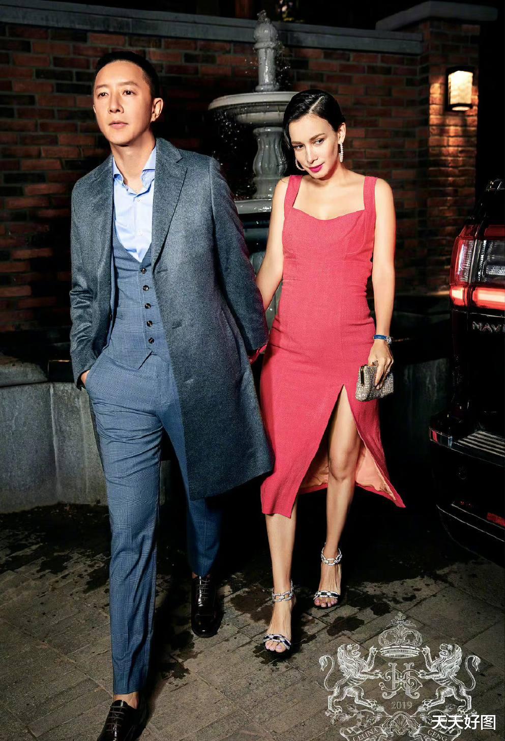 |母亲节韩庚夫妇高调晒孕照，肚皮圆滚滚似西瓜，两人激动不已