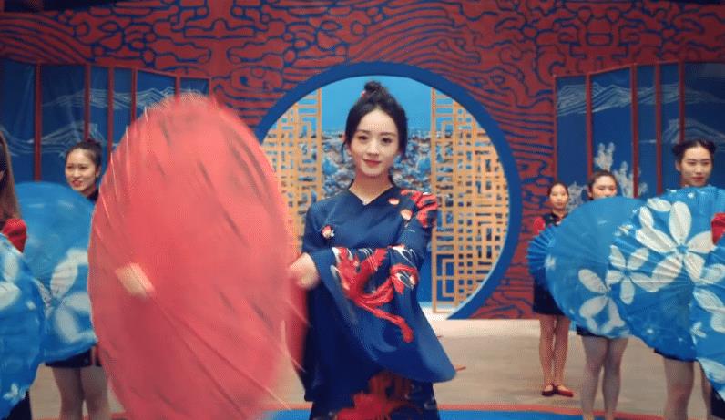 赵丽颖|赵丽颖金子涵拍中国风广告，失去后期ps，谁更颜值佳一目了然