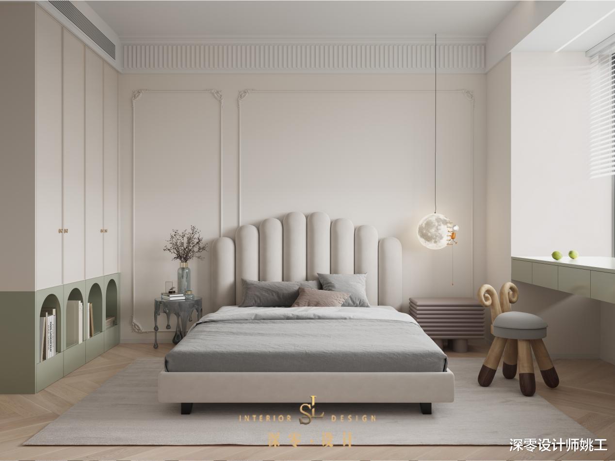 合肥-融创玖樟台150㎡三室,用岩板和线条把控细节,不浮夸不张扬