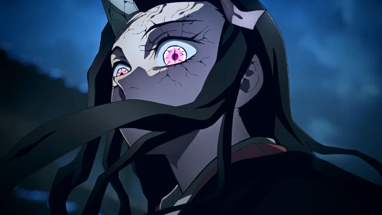 炭治郎|鬼灭之刃第6话，愤怒的祢豆子有多可怕，直接压制上弦之六的蕨姬