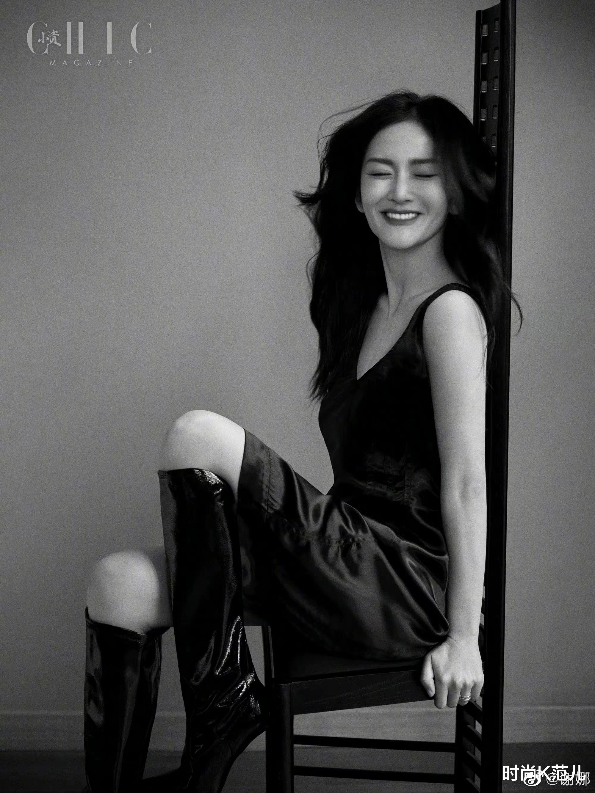 空气刘海 谢娜封面大片来袭,造型多变时尚感强,剪空气刘海减龄又显气质!